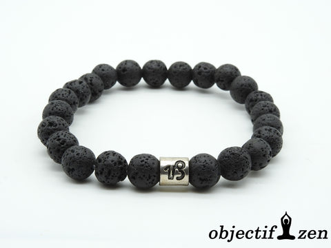 bracelet pierre de lave astro capricorne objectif zen
