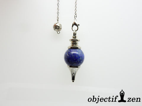 pendule boule lapis lazuli objectif zen