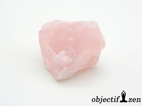 quartz rose pierre naturelle brute objectif-zen