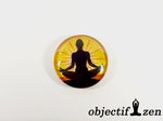 aimant frigo méditation silhouette objectif-zen