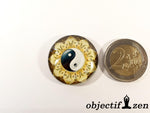 objectif zen aimant yin yang fleur