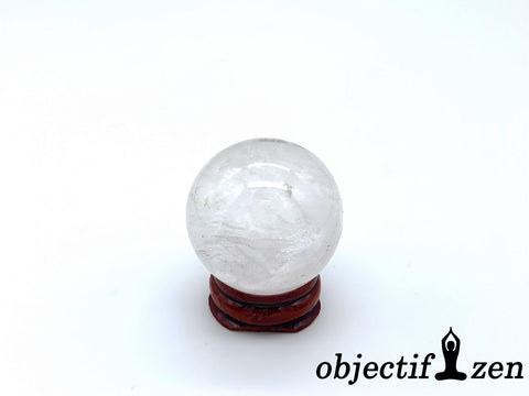 boule cristal de roche 35mm objectif-zen