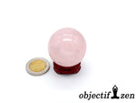 objectif zen boule 35mm quartz rose