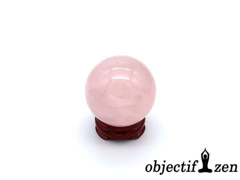 boule 35mm quartz rose objectif-zen