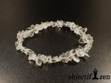 bracelet cristal de roche quartz blanc objectif zen