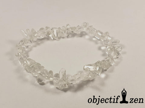 bracelet cristal de roche objectif zen