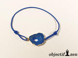 bracelet fantaisie druse bleu foncé objectif zen