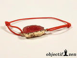 objectif zen bracelet fantaisie druse bracelet elastique rouge