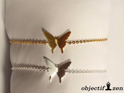 bracelet fantaisie papillon objectif zen