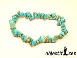 bracelet turquoise élastique objectif zen