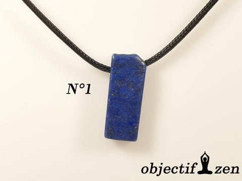 collier cordon pierre lapis-lazuli objectif zen