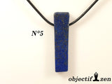 objectif-zen collier lapis-lazuli sur cordon