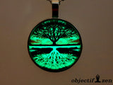 collier fantaisie phosphorescent arbre de vie objectif-zen