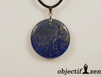 objectif zen collier fleur de vie lapis-lazuli