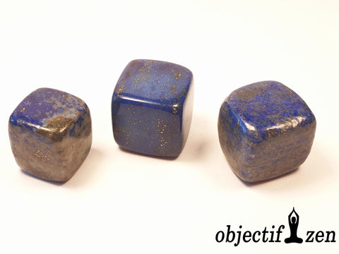 cube pierre roulée lapis lazuli objectif zen