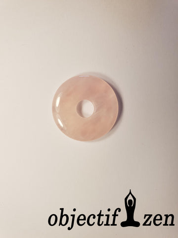 donut ou pi chinois quartz rose