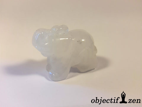 éléphant quartz blanc objectif-zen