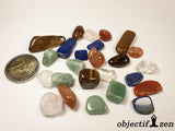 mélange de pierres naturelles objectif zen