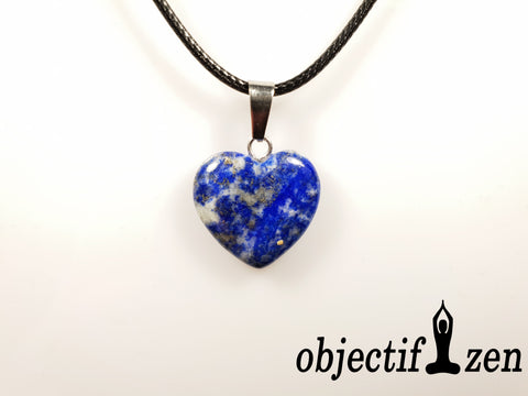 pendentif coeur 2 cm en lapis lazuli