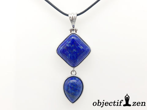 pendentif duo lapis lazuli objectif-zen