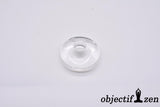 cristal de roche pendentif mini donut 1.8cm objectif zen