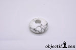 objectif zen howlite blanche pendentif mini donut 1.8cm
