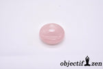 objectif zen mini donut 1.8cm quartz rose pendentif