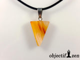 objectif-zen pendentif triangle cornaline