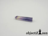 fluorite violette pointe objectif zen