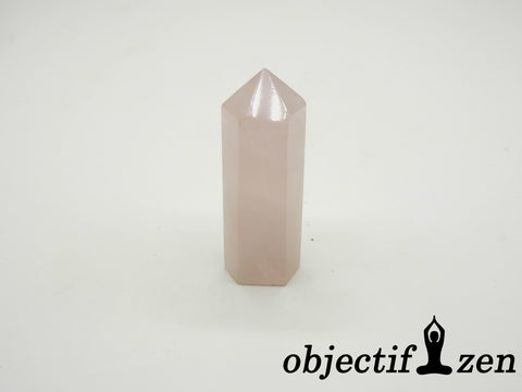 pointe quartz rose objectif zen