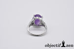 bague amethyste 16mm objectif zen