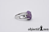 objectif zen bague 18mm amethyste