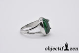 objectif zen bague malachite 20mm