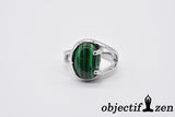 bague malachite 20mm objectif-zen