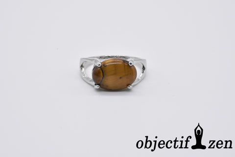 bague 19mm oeil de tigre objectif-zen