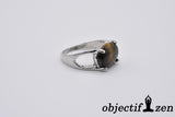 bague oeil de tigre 18mm objectif-zen