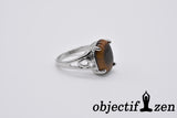 objectif-zen bague 18mm oeil de tigre