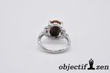 bague 18mm oeil de tigre objectif zen