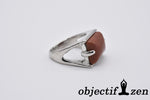 objectif zen bague pierre de soleil 18mm