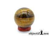 boule oeil de tigre 47mm objectif zen