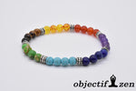 bracelet 7 chakras 6mm objectif-zen