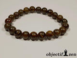 bracelet bronzite 8mm objectif zen