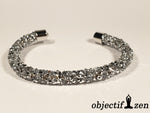 bracelet fantaisie ultra-strass argenté objectif-zen