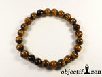 objectif zen bracelet oeil de tigre 8mm