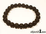 objectif zen bracelet pierre de lave 8mm
