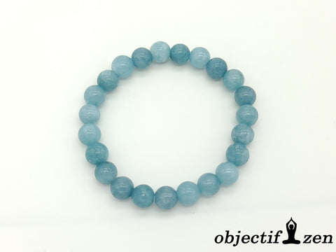 bracelet angelite 8mm objectif-zen