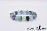 bracelet fluorite taillée objectif-zen