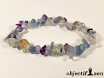 bracelet pierres irrégluières fluorite objectif-zen