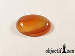 cabochon 25 mm cornaline objectif zen