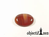 cabochon 2.5cm cornaline objectif zen